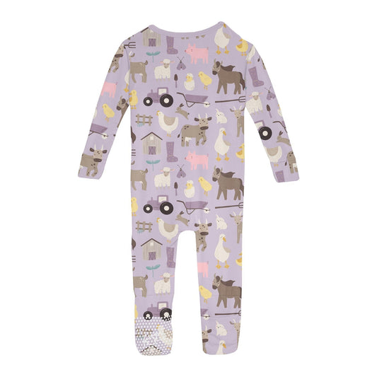 Print Convertible Sleeper with Zipper in Thistle Morning on the Farm