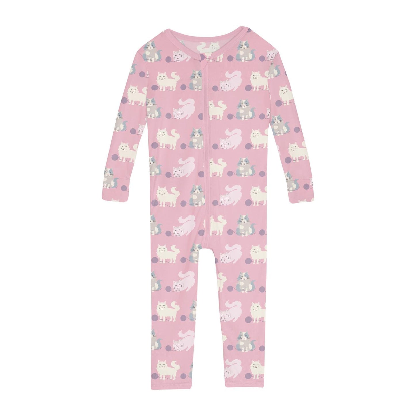Print Convertible Sleeper with Zipper in Cake Pop Cats and Yarn
