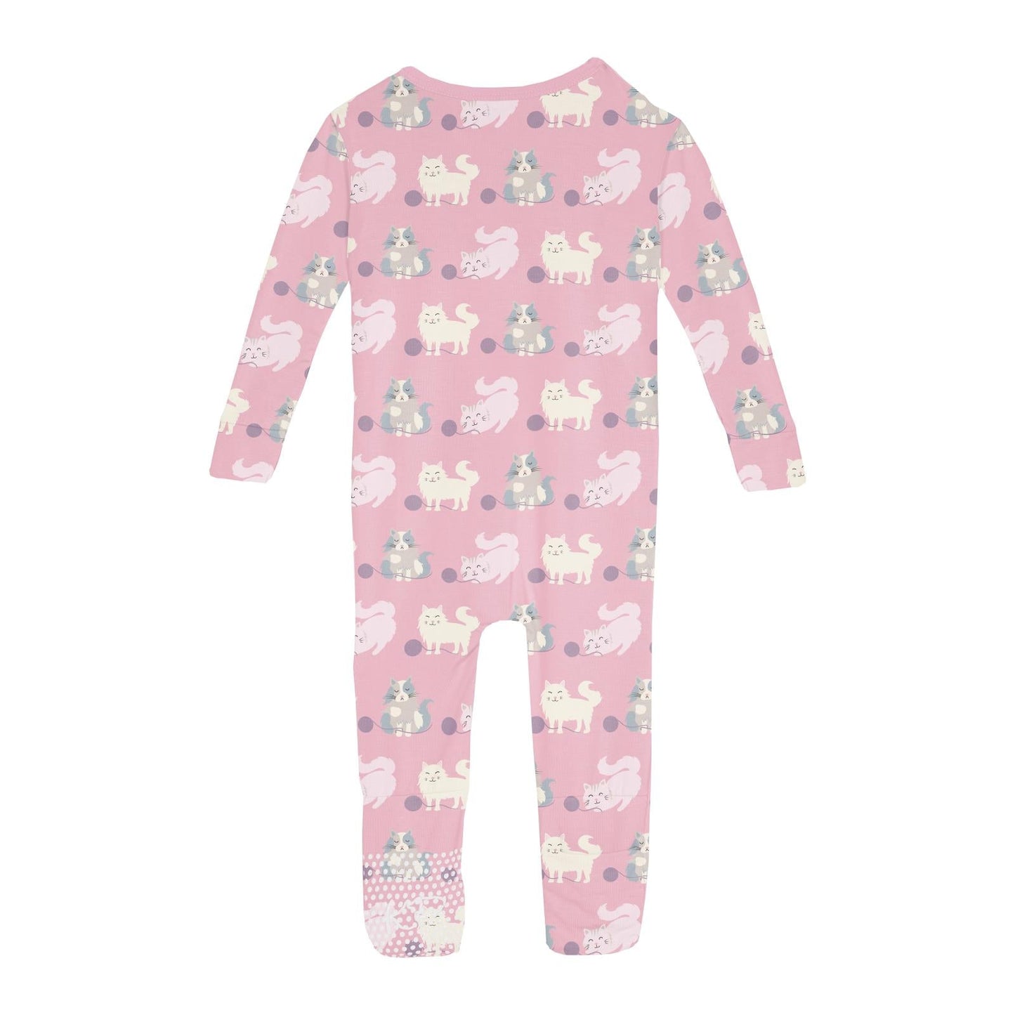 Print Convertible Sleeper with Zipper in Cake Pop Cats and Yarn