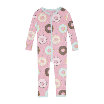 Print Convertible Sleeper with Zipper in Cake Pop Donuts and Sprinkles