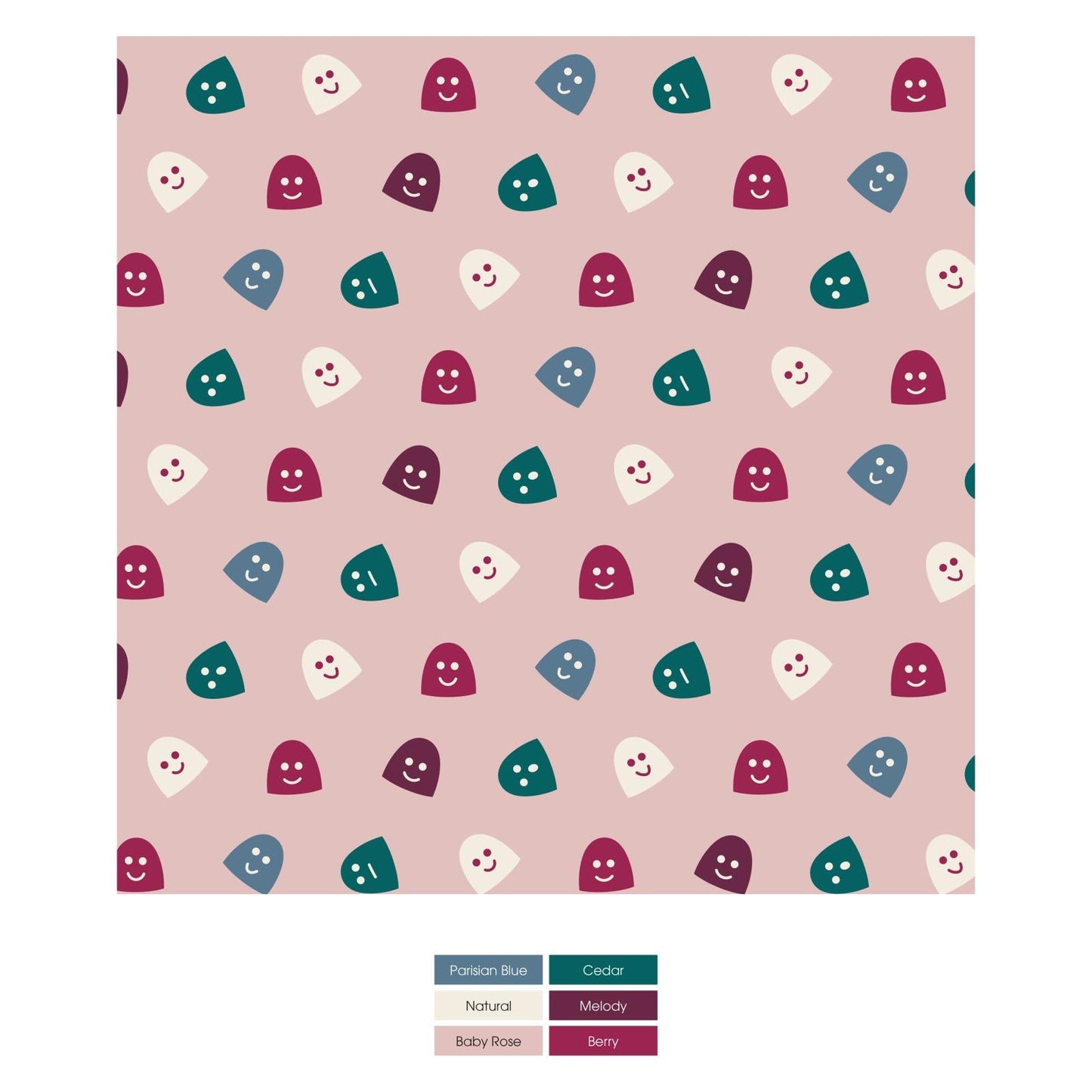 Print Muffin Ruffle Coverall with 2 Way Zipper in Baby Rose Happy Gumdrops