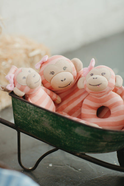Maggie Monkey - Teething Rattle
