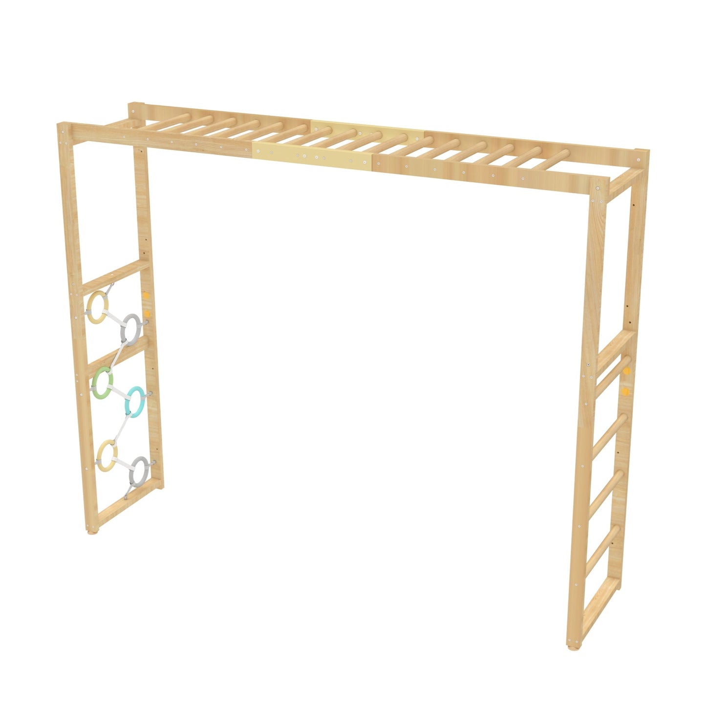 Monkey Bar Attachment – For 79 Inch Walnut Swedish Ladder