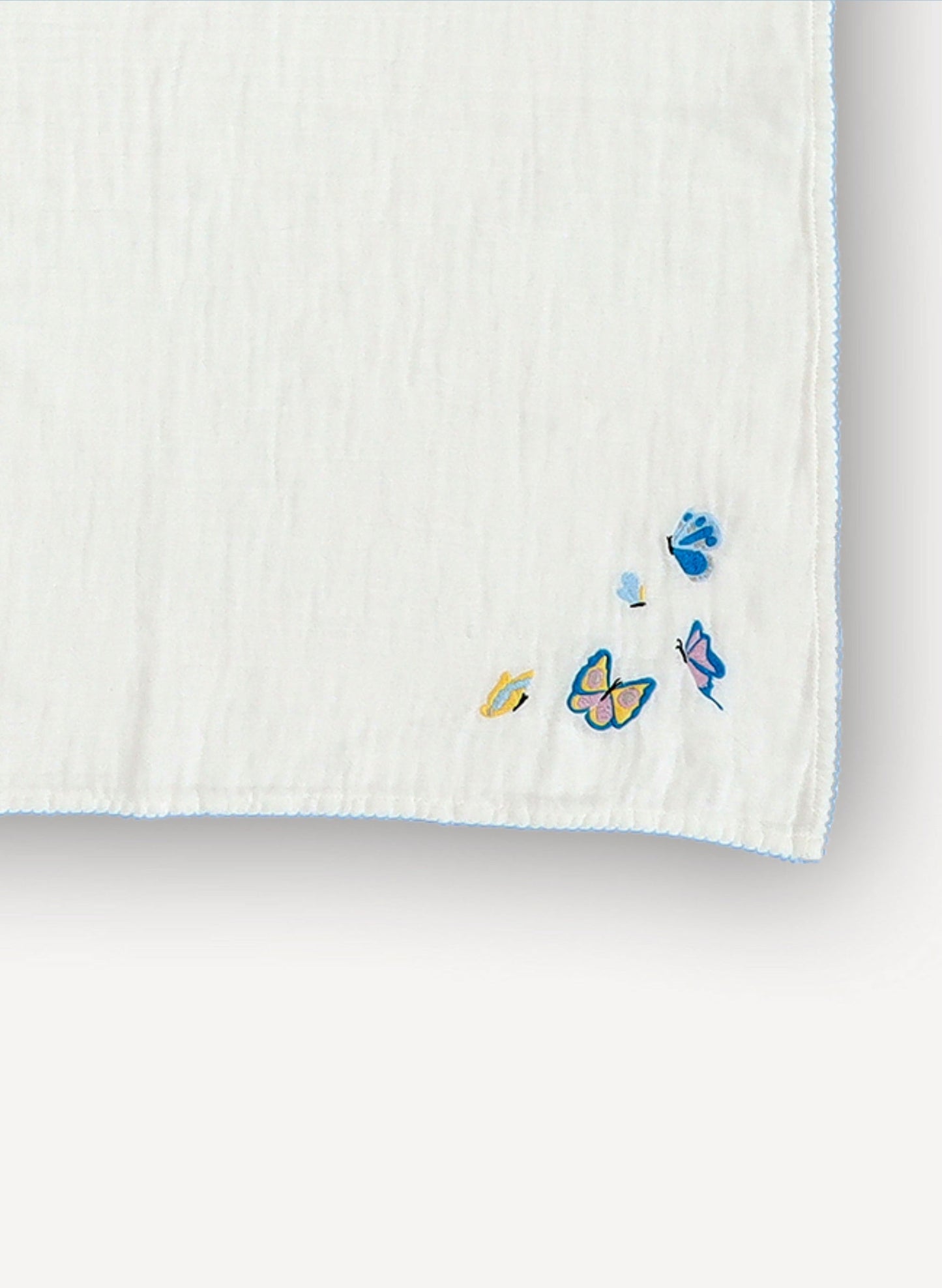 Butterfly Embroidered Shawl Blanket