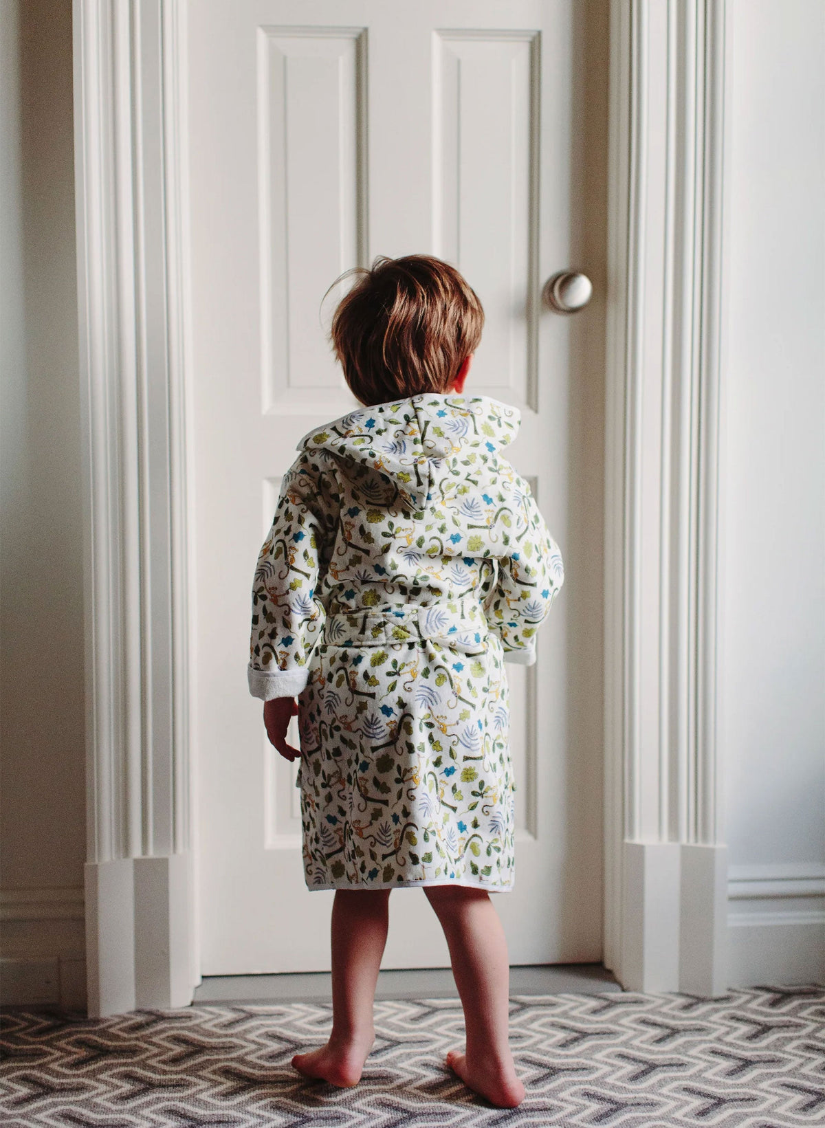 Organic Children’s Bathrobe - Happy Monkey