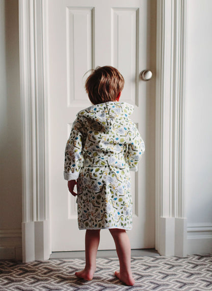 Organic Children’s Bathrobe - Happy Monkey