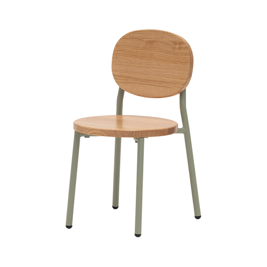 Ottie Stackable Chair - 12" Seat Height - Sage