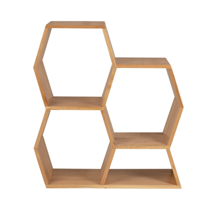 Honeycomb Shelf – Medium | Modular European Oak Storage