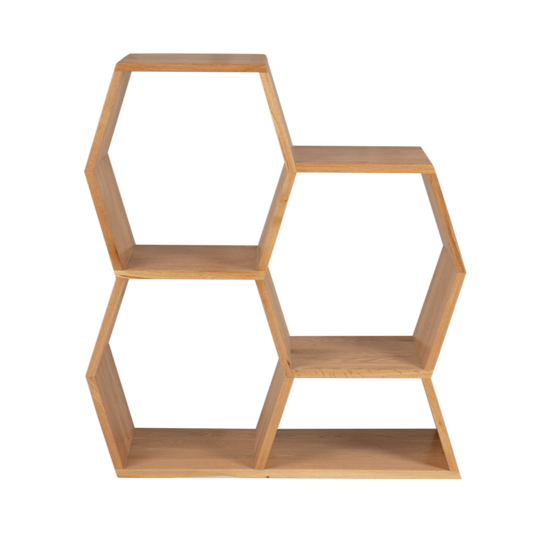 Honeycomb Shelf – Medium | Modular European Oak Storage