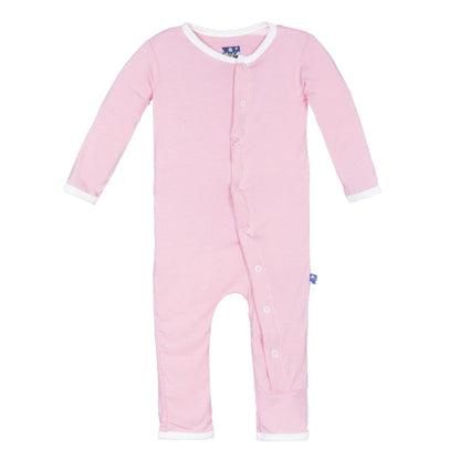 Holiday Applique Coverall in Lotus I Love Mom