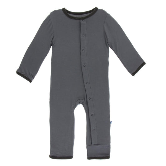 Holiday Applique Coverall in Stone Spider