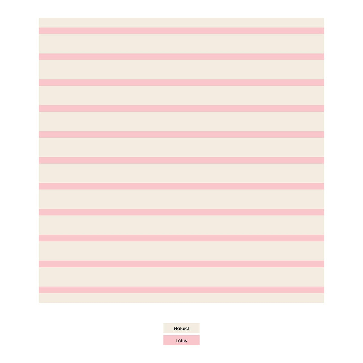 Print Changing Pad Cover in Lotus Sweet Stripe