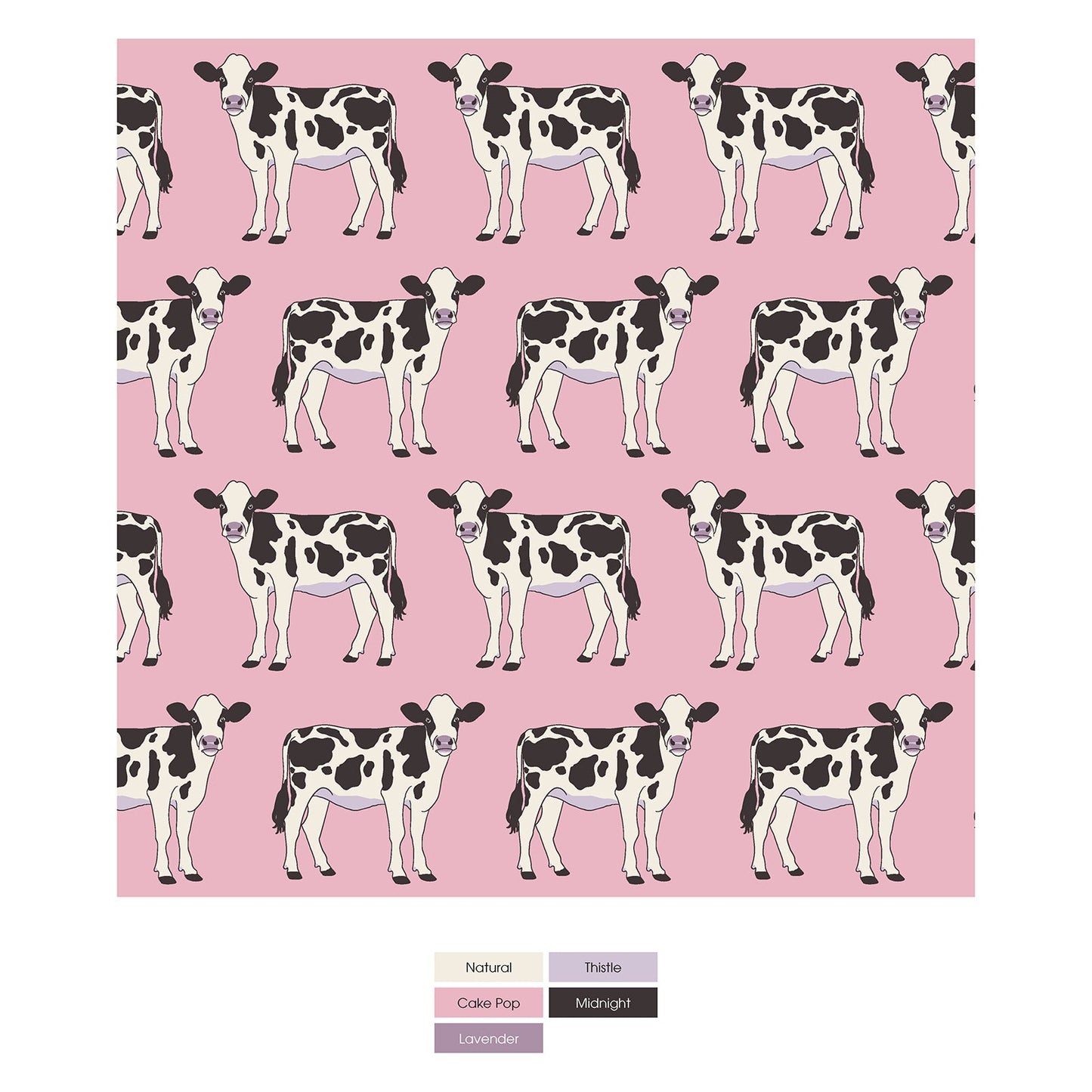 Print Convertible Sleeper with Zipper in Cake Pop Cows