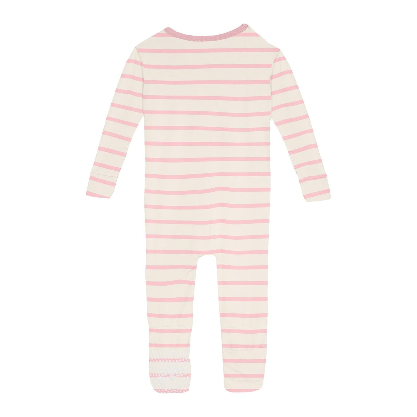Print Convertible Coverall in Lotus Sweet Stripe