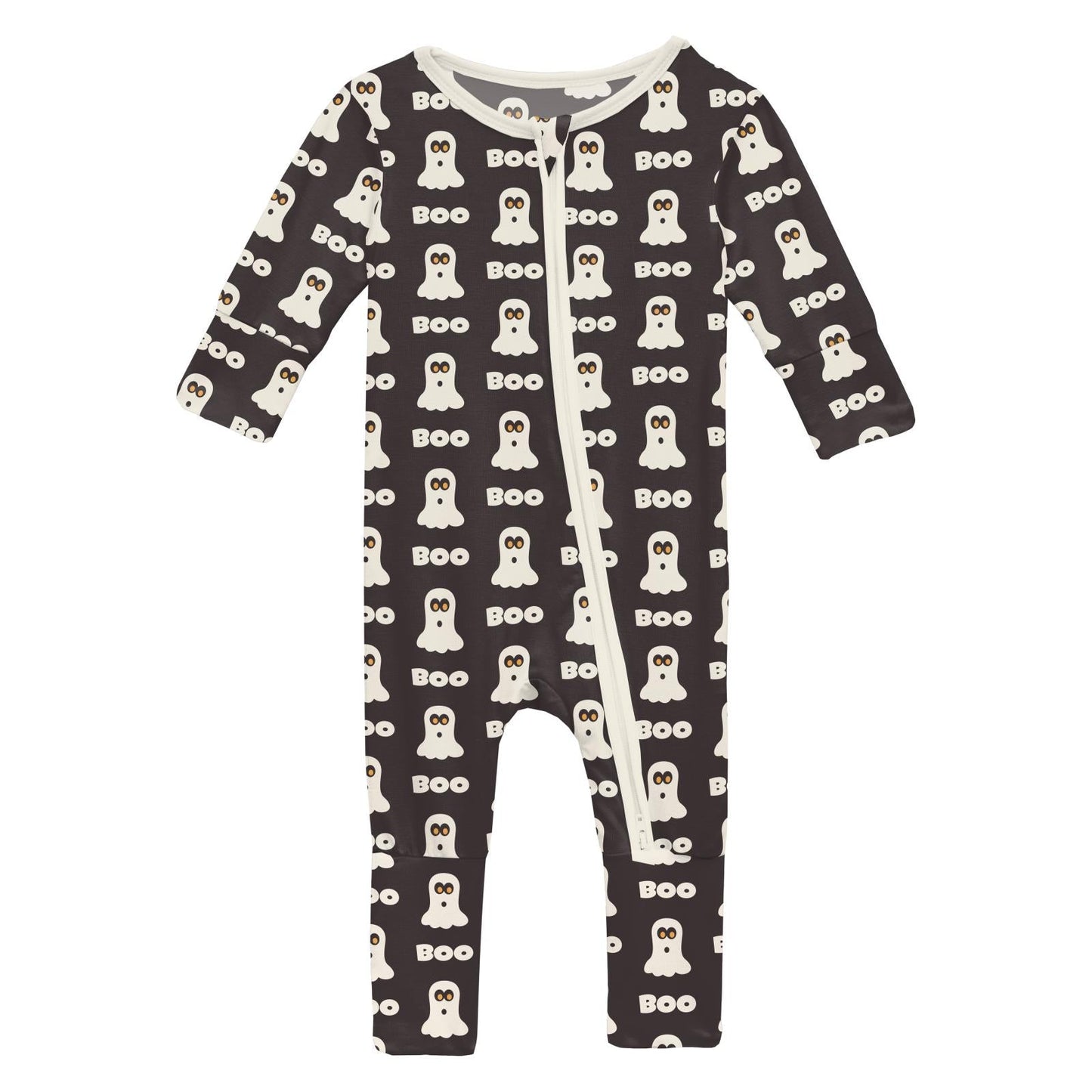 Print Convertible Coverall in Midnight Boo