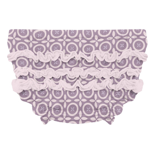Print Bloomers in Lavender Flower Lattice