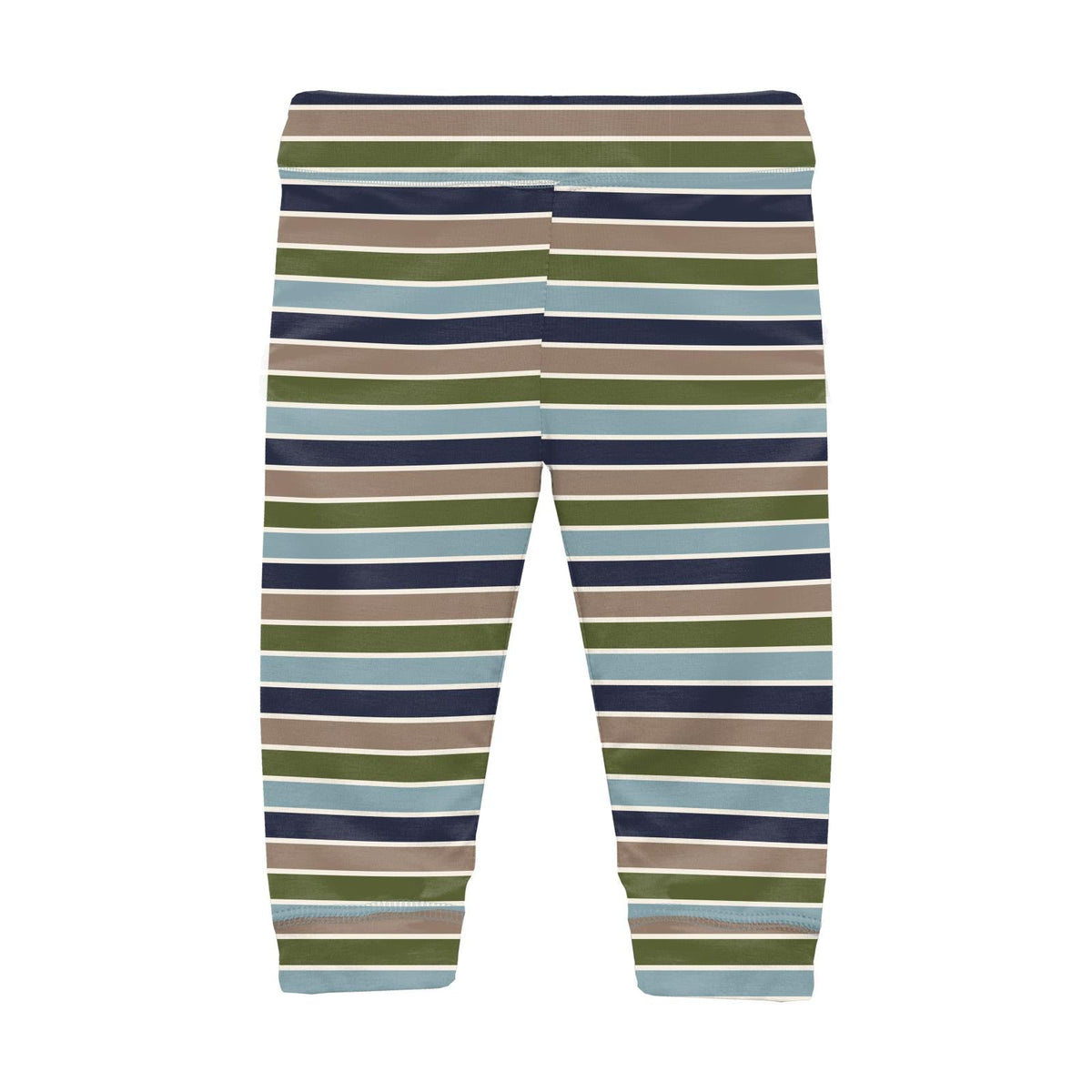 Print Casual Pants in Fall Vibes Stripe