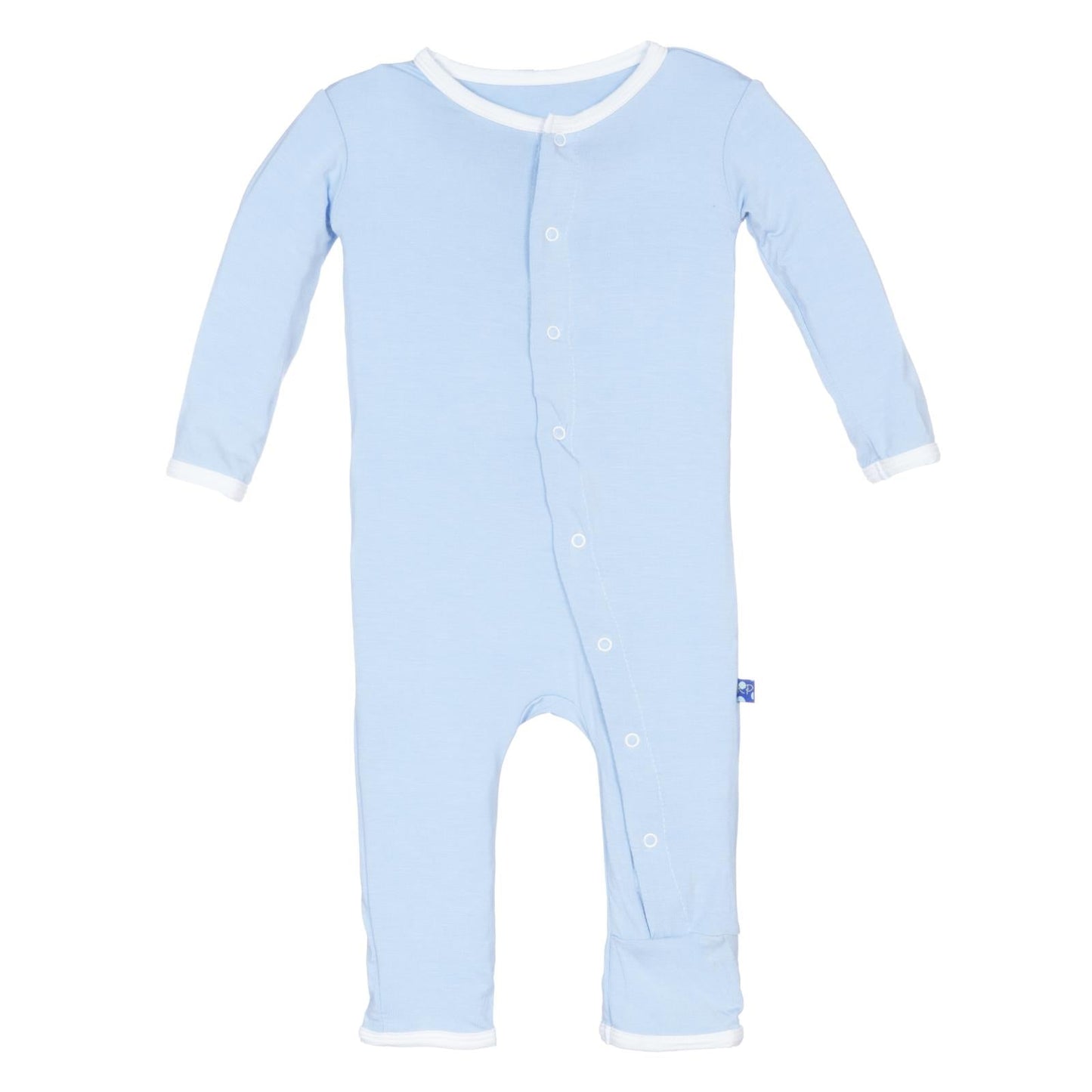 Applique Coverall with Snaps in Pond I Love Dad
