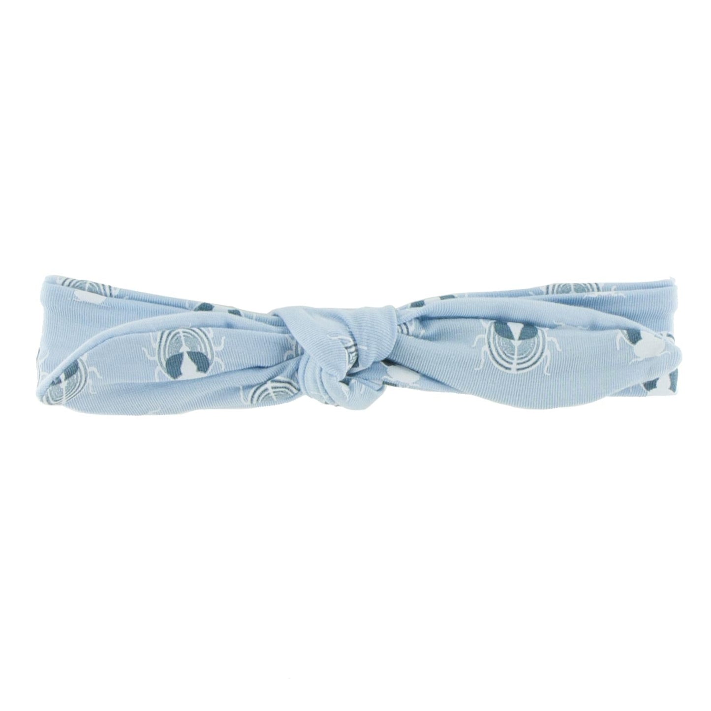 Print Bow Headband in Pond Scarab