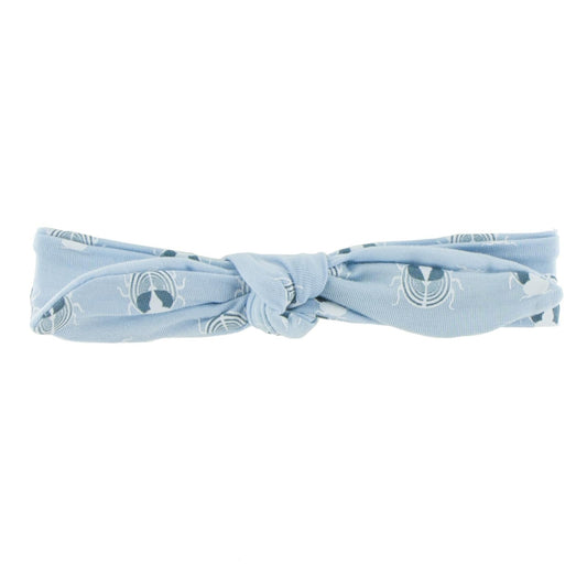 Print Bow Headband in Pond Scarab