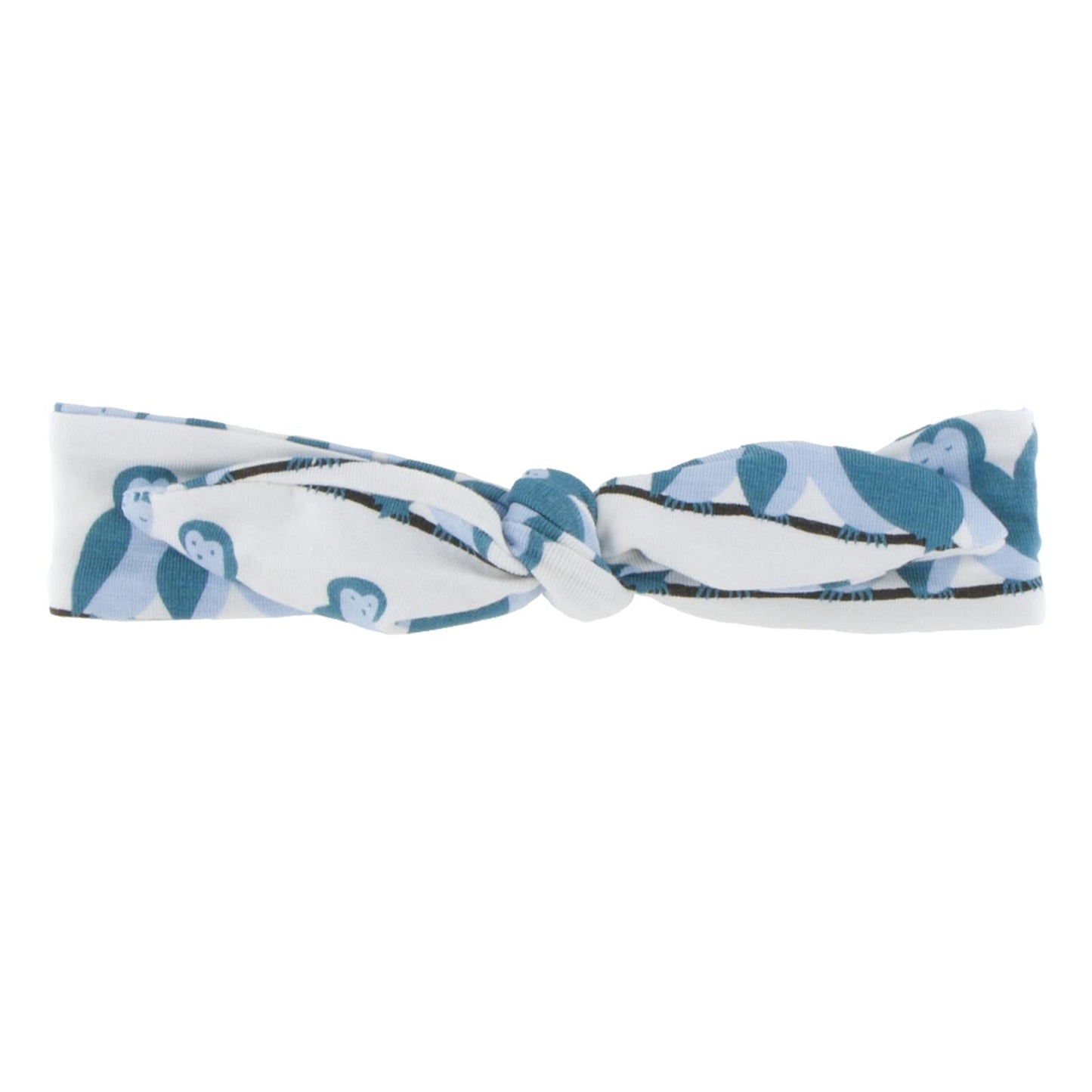 Print Bow Headband in Snowy Owls