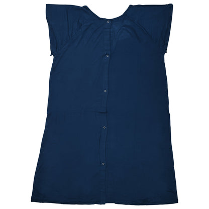 Navy Blue Mommy Labor and Delivery Nursing Hospital Gown