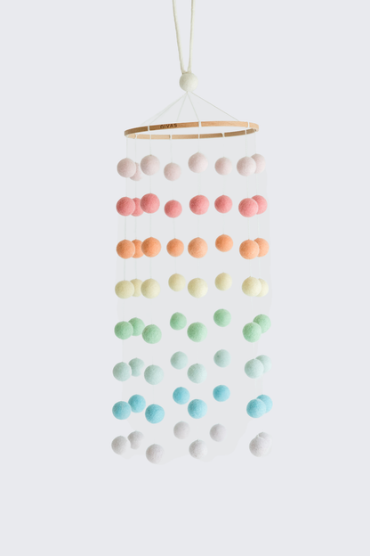 Pom Pom Mobile (Rainbow)