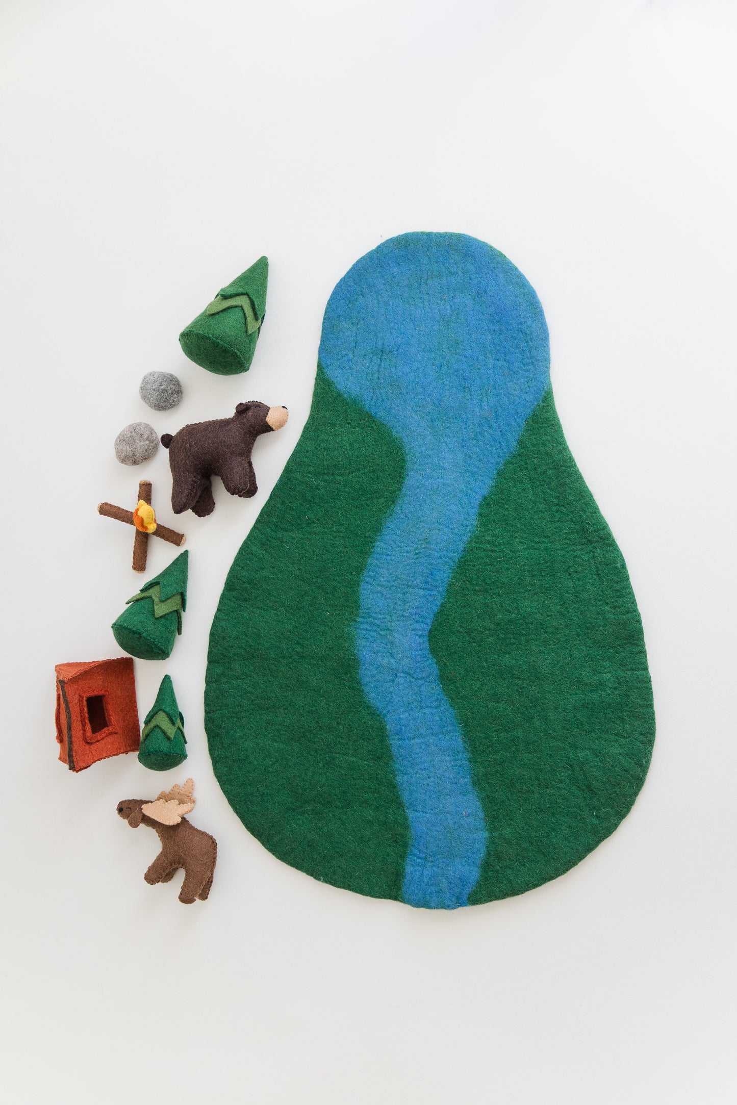 Woodland Camping Play Mat + Toys