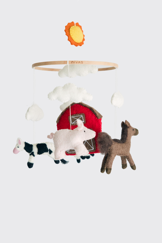 Farm Crib Mobile