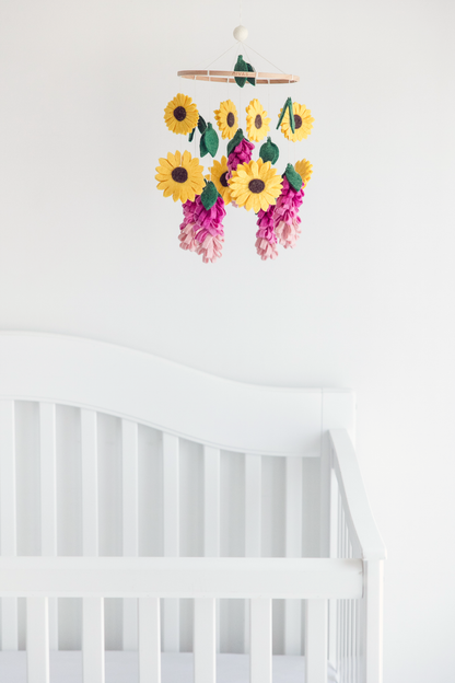 Floral Crib Mobile