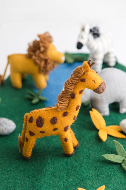 Safari Play Mat + Toys