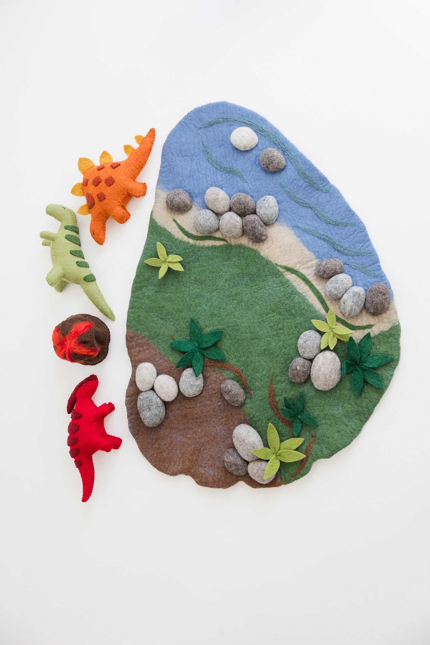 Dinosaur Play Mat + Toys