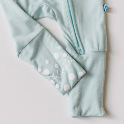 Print Convertible Coverall in Baby Rose Holiday Floral