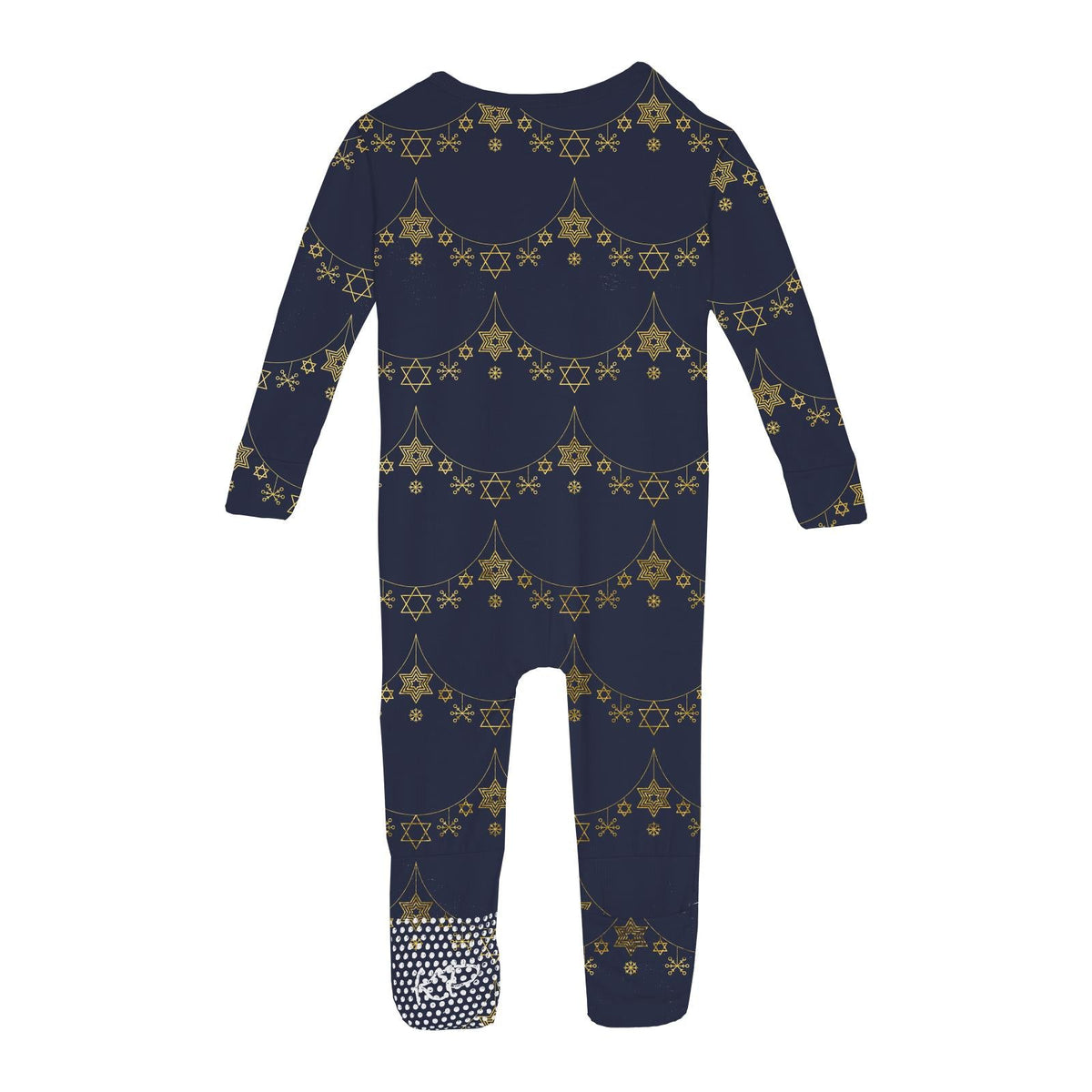 Print Convertible Coverall in Winter Garland