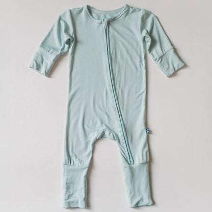 Print Convertible Coverall in Crimson Holiday Lights