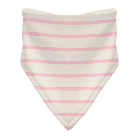 Print Bandana Bib in Lotus Sweet Stripe