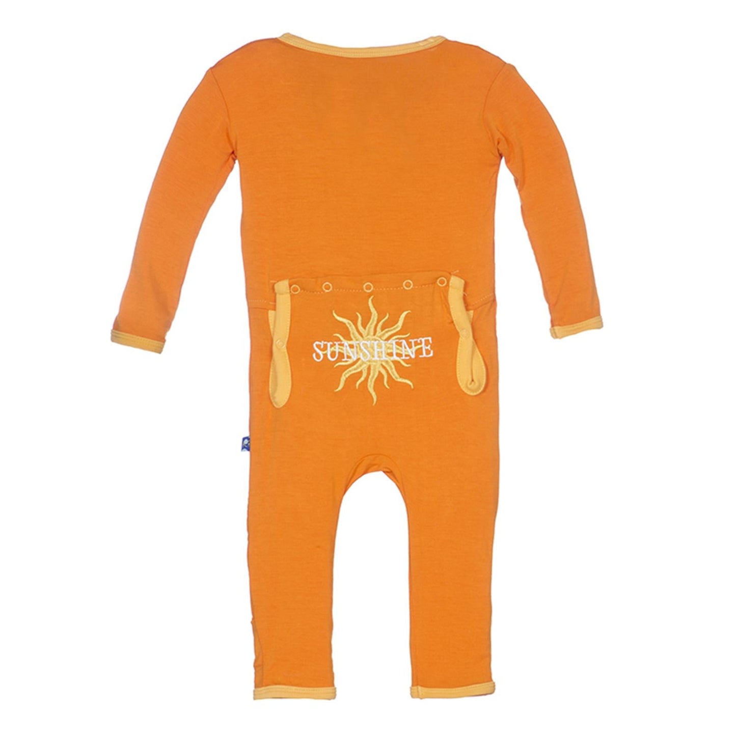 Holiday Applique Coverall in Sunset Sunshine