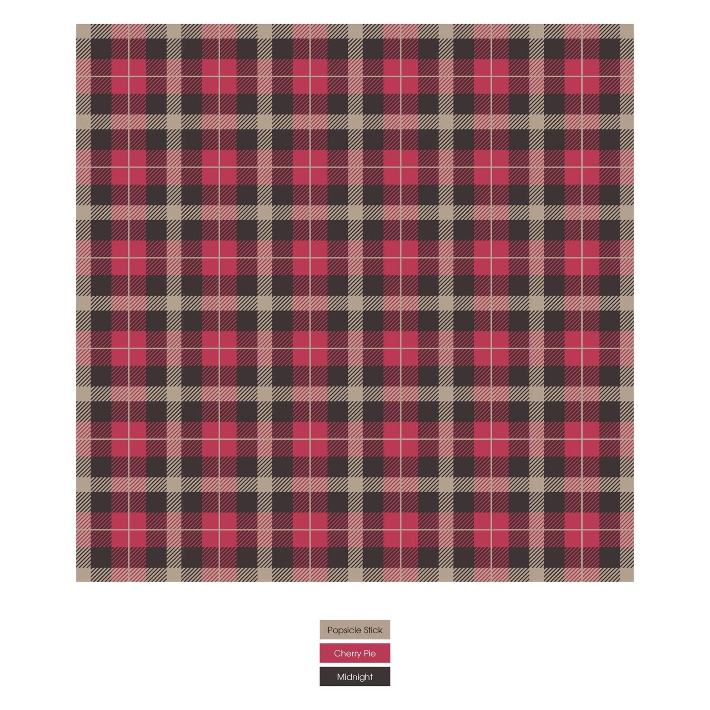 Print Coverall with 2 Way Zipper in 90's Plaid