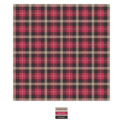 Print Coverall with 2 Way Zipper in 90's Plaid