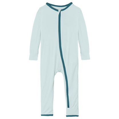 Applique Coverall with 2 Way Zipper in Fresh Air Frisbee Labs