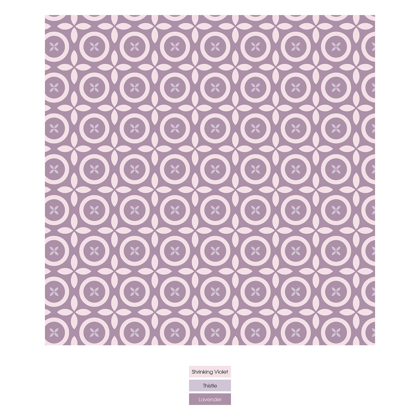 Print Coverall with 2 Way Zipper in Lavender Flower Lattice