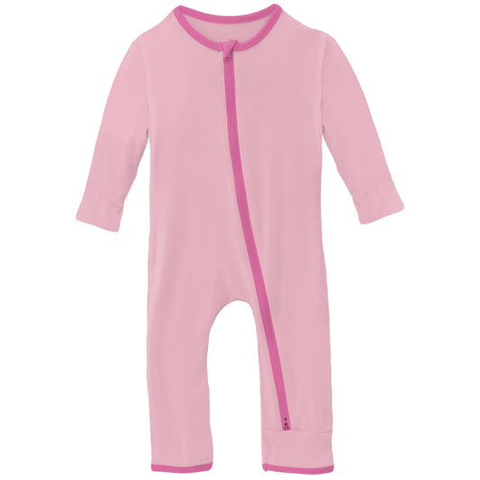 Applique Coverall with 2 Way Zipper in Cake Pop Swan Princess