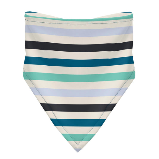 Print Bandana Bib Set of 3 in Little Boy Blue Stripe, Dew & Seaport 3 Little Kittens