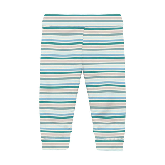 Print Casual Pants in Lakeside Stripe