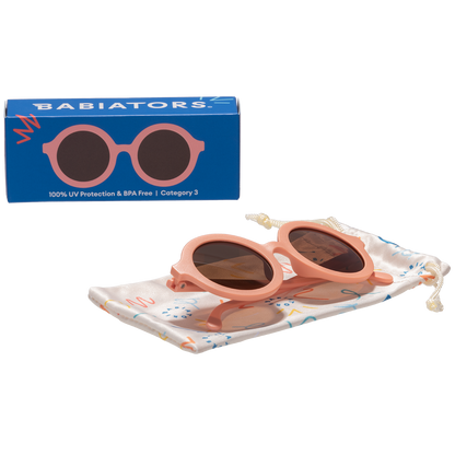 Peachy Keen Round I Amber Lenses
