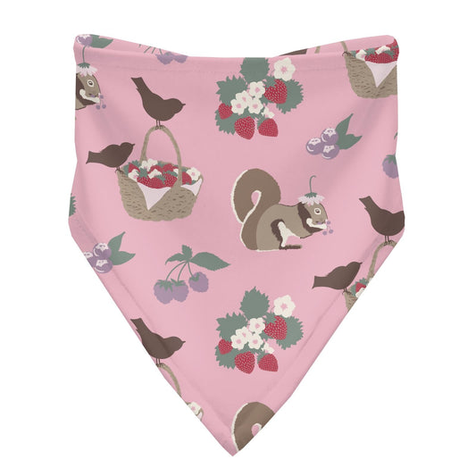 Print Bandana Bib in Cake Pop Berry Picking