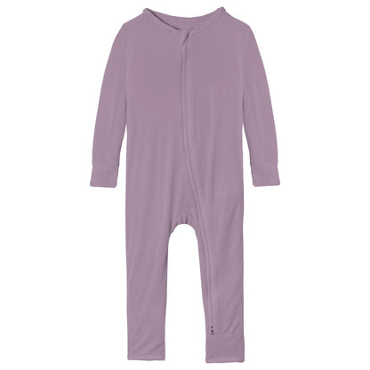 Coverall with 2 Way Zipper in Lavender