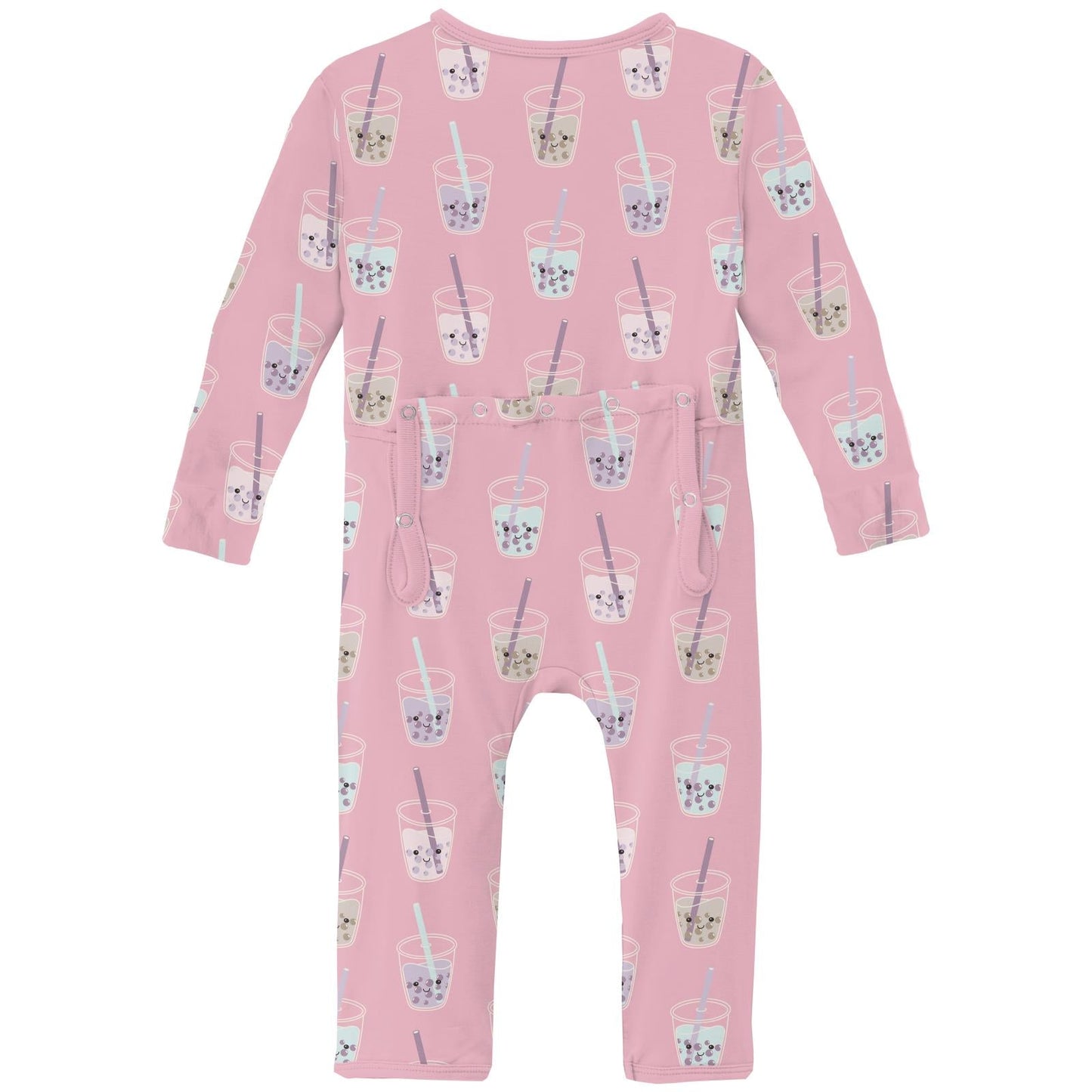 Print Coverall with 2 Way Zipper in Cake Pop Boba