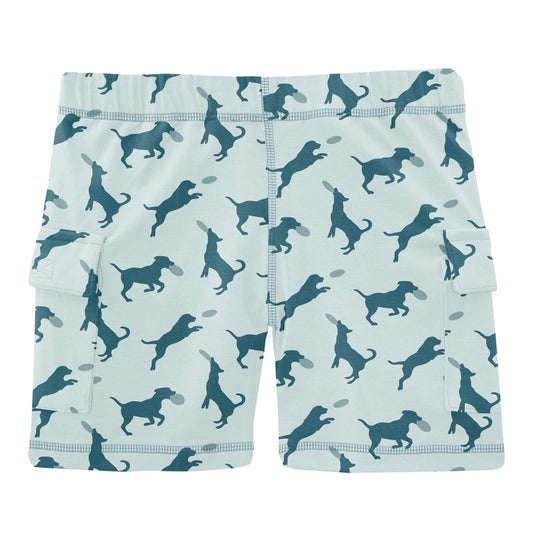 Print Cargo Shorts in Fresh Air Frisbee Labs