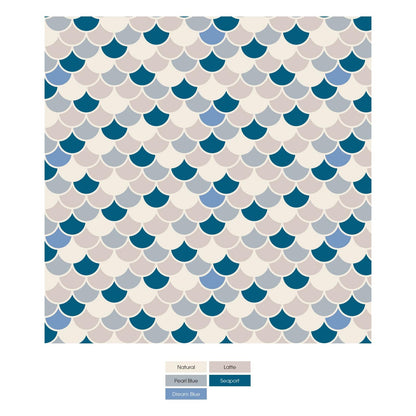 Print Coverall with 2 Way Zipper in Latte Scales